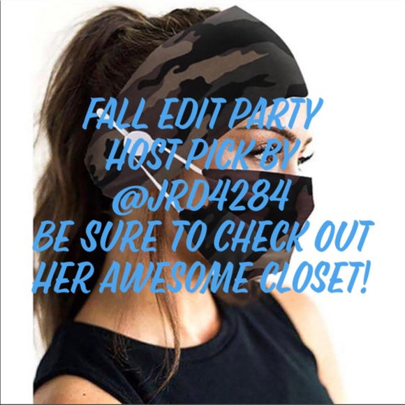 Brand New Face Mask & Headband Set Army Green Camo - Picture 9 of 12